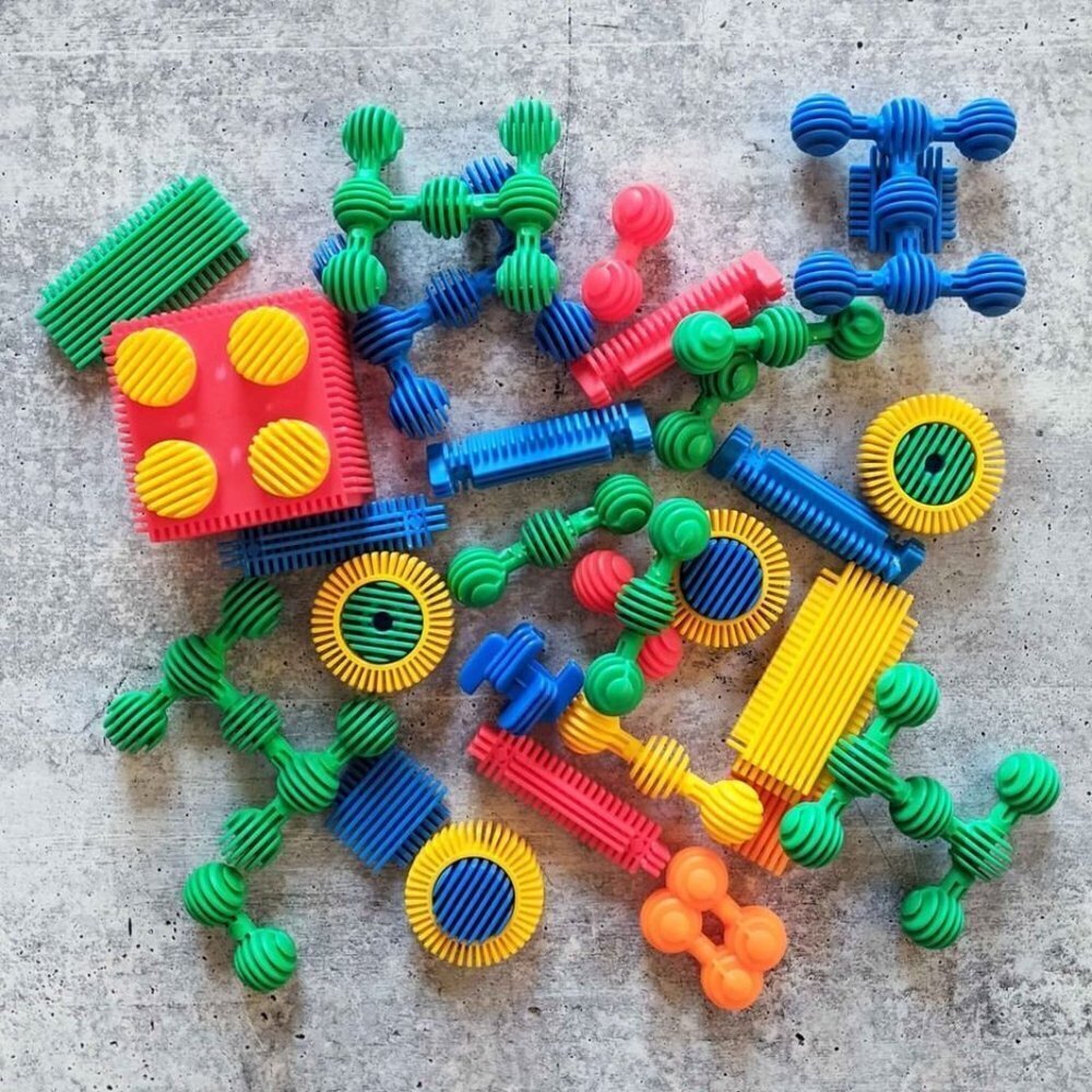 Vintage Lakeshore Learning Tip Top Toys SPACE LINKS montessori